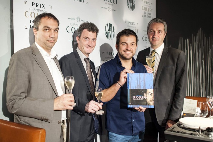 Eric Guerin remporte la troisième édition du Prix Champagne Collet du Livre de Chef pour son livre Migrations : voyages, émotions, cuisine aux éditions de la Martinière