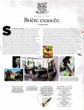 article du critique gastronomique François Simon, paru dans le monde et parlant d'u chef Eric Guerin et de son restaurant la Mare aux Oiseaux
